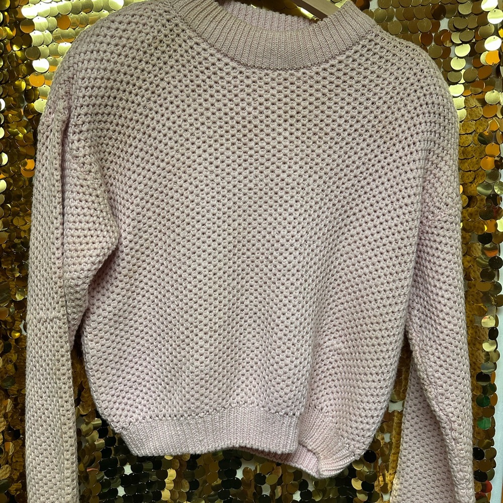 Cozy Lilac Crew Neck Sweater